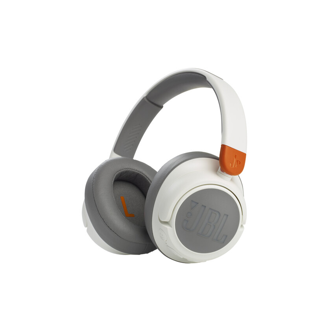 JBL JR 460NC Noise-Canceling Wireless Over-Ear Kids Headphones - White JBL JR 460NC Noise-Canceling Wireless Over-Ear Kids Headphones - White